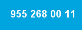 955 268 00 11